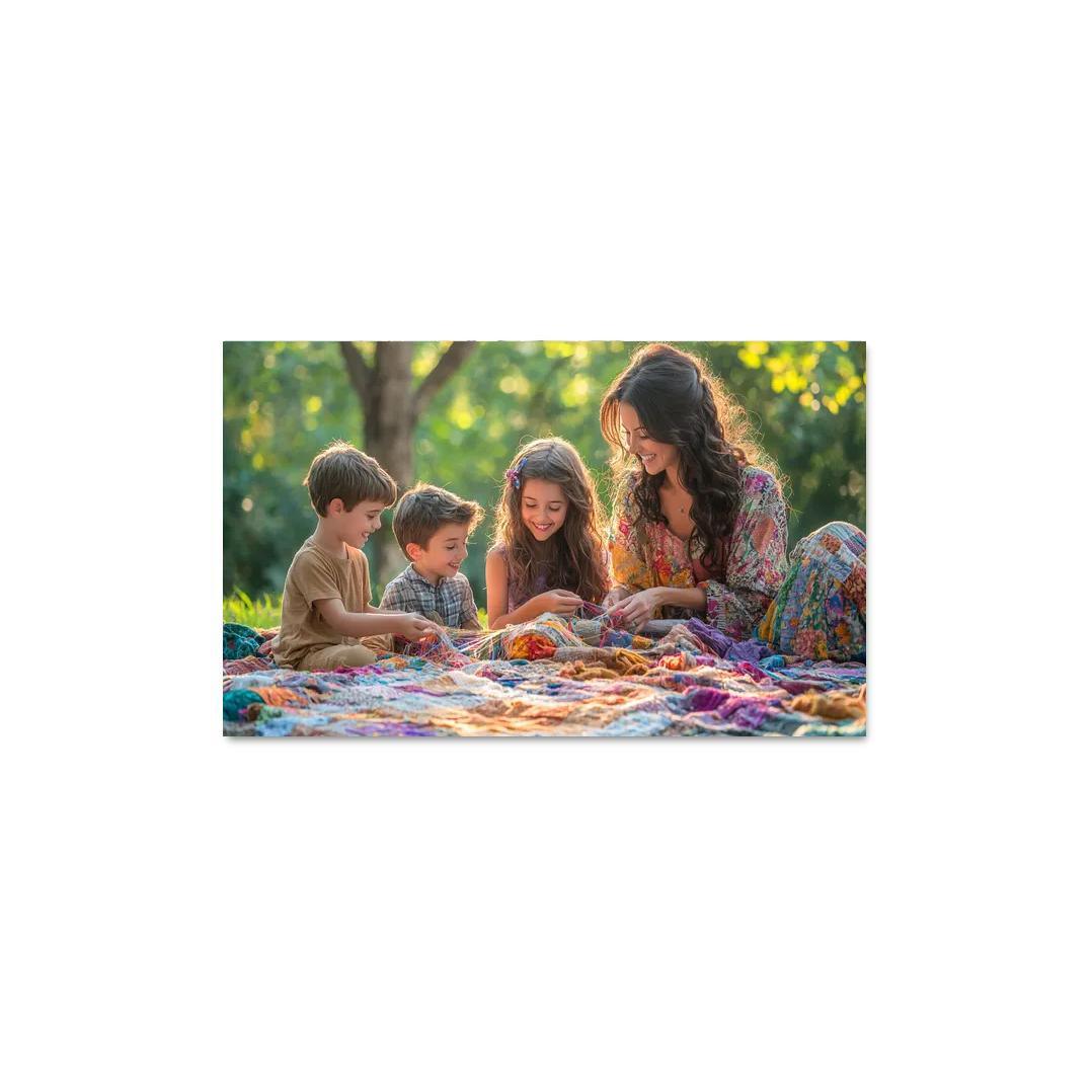 A Tapestry Of Love Threads Of Family Memories Custom Paintings Frame