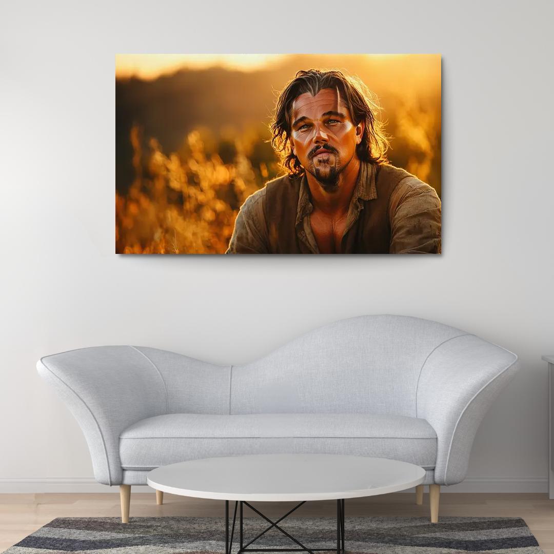 Leonardo Dicaprio Chasing Dreams Beyond Titanic Waters Framed Paintings