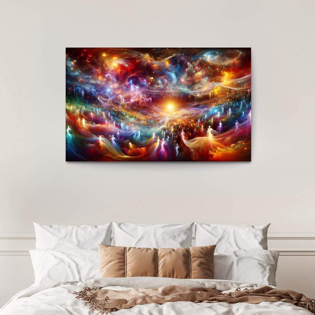 The Luminous Expanse 1 Piece HD Canvas Wall Art-Original Frame