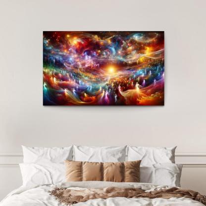 The Luminous Expanse 1 Piece HD Canvas Wall Art-Original Frame