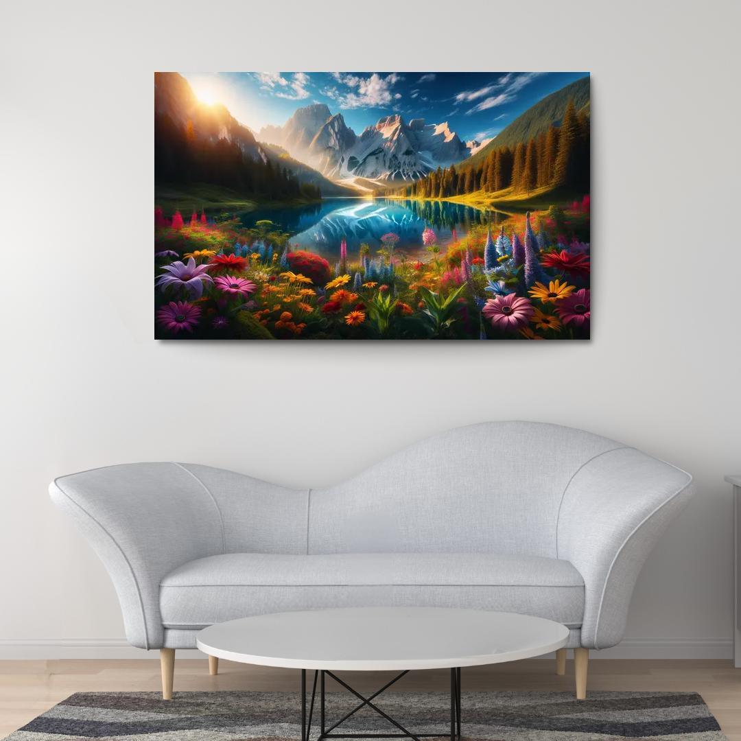 A Tribute To Our Planet Modern Paintings Frame