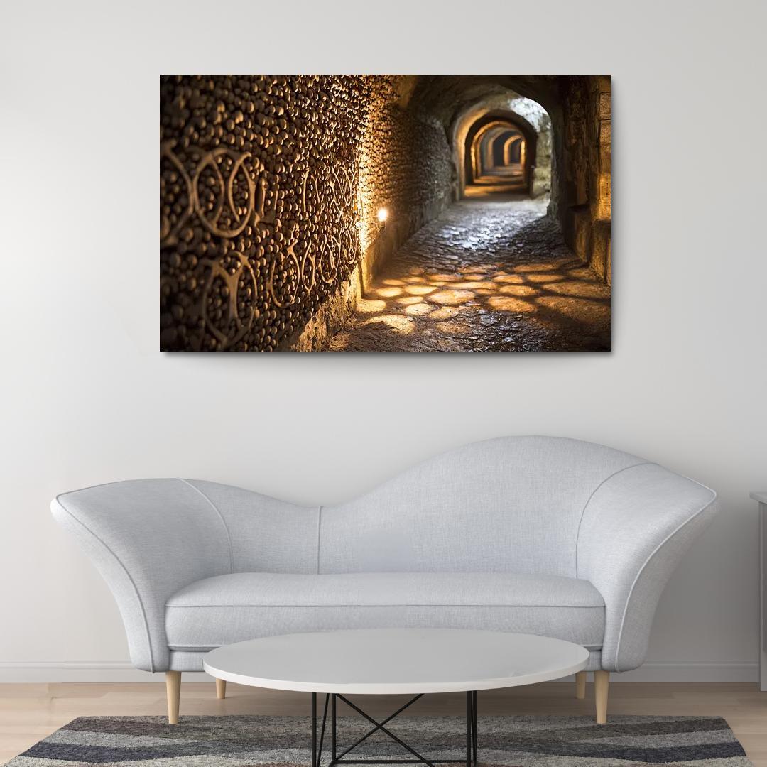 The Catacombs Of Paris Abstract Paintings Frame