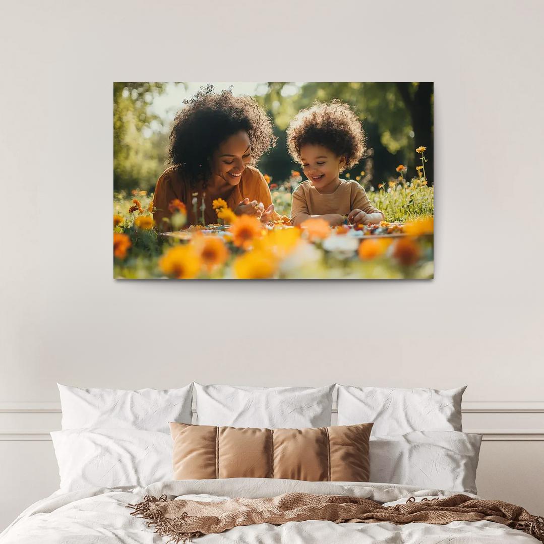 The Gift Of Time A Mothers Presence Custom Paintings Frame