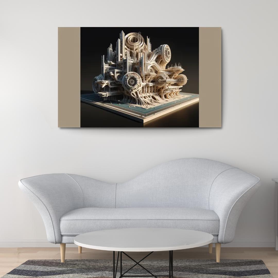 Digital Fabrication Architecture Custom Paintings Frame