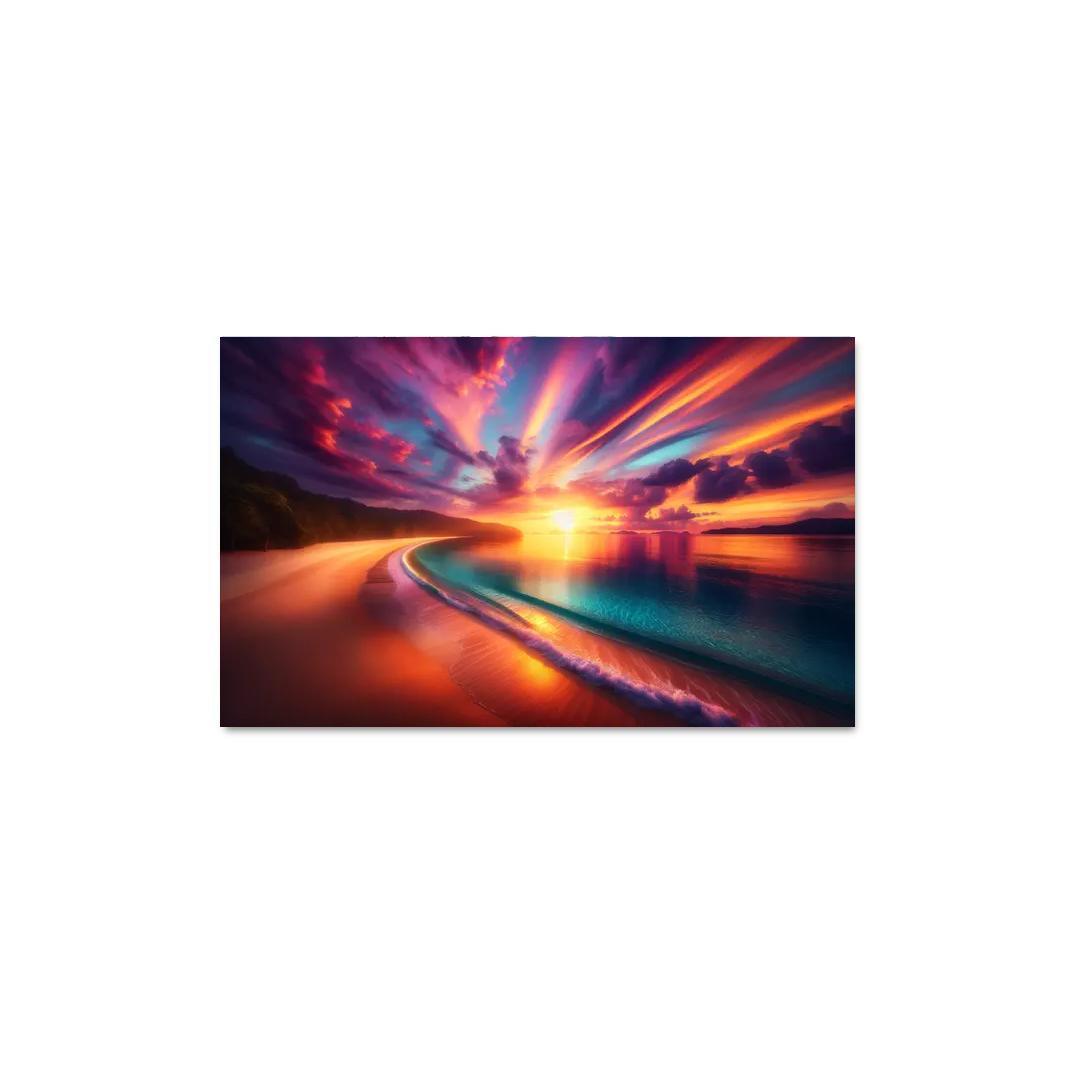 Sunrise Beach A New Day's Awakening Custom Paintings Frame