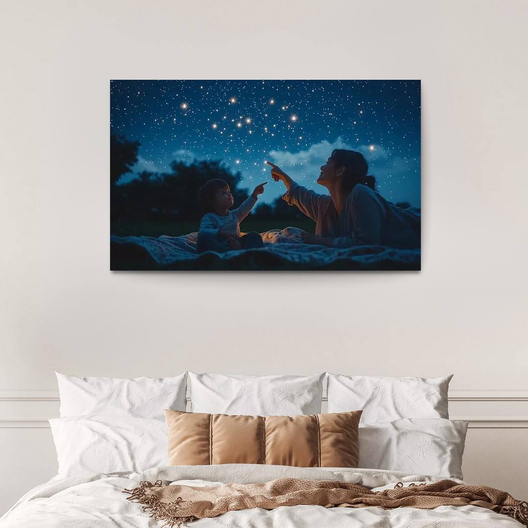 Stars In Our Eyes Dreams Of Tomorrow Custom Paintings Frame