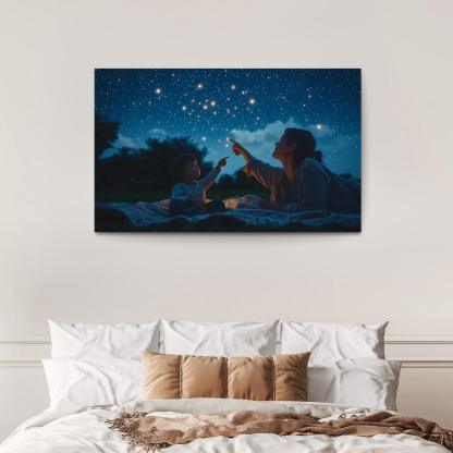 Stars In Our Eyes Dreams Of Tomorrow Custom Paintings Frame