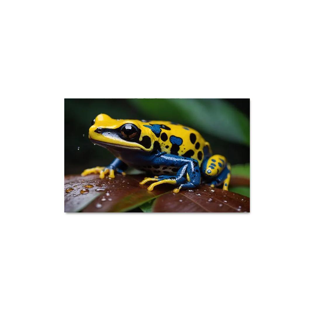 The Colorful Poison Dart Frog Jewel Of The Tropics Modern Paintings Frame