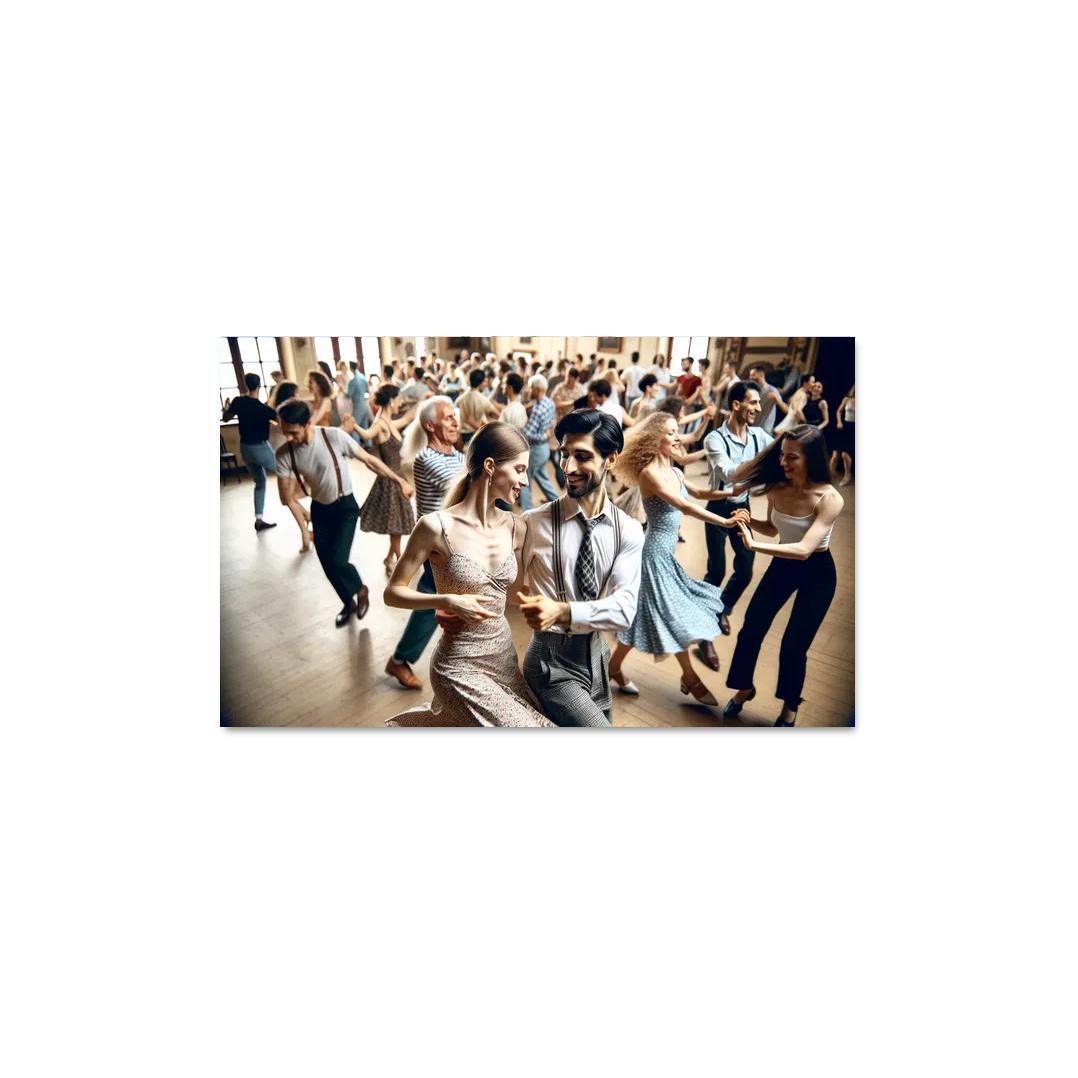 Balboa The Dance Of Swing And Joy Modern Paintings Frame