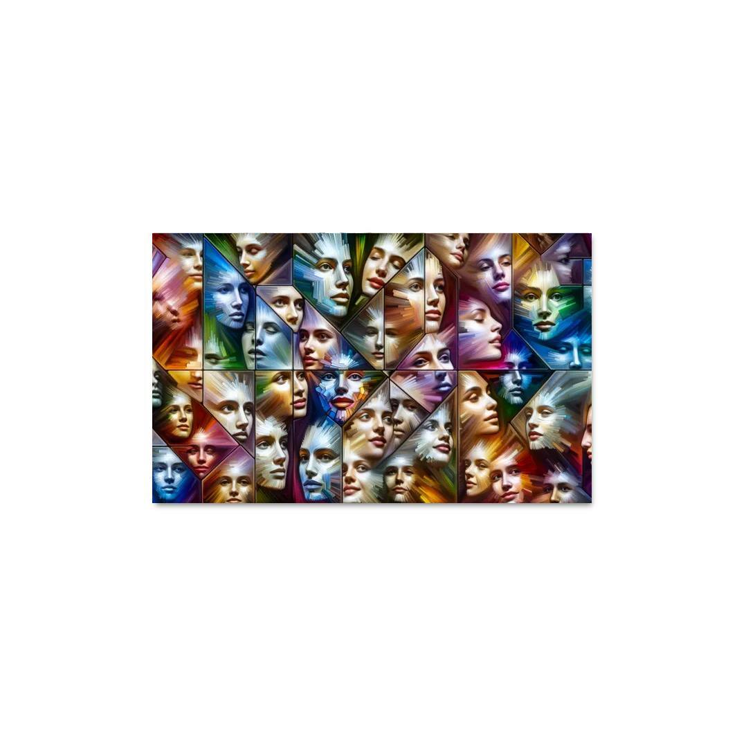 The Silent Struggles Mental Health And Society Custom Paintings Frame