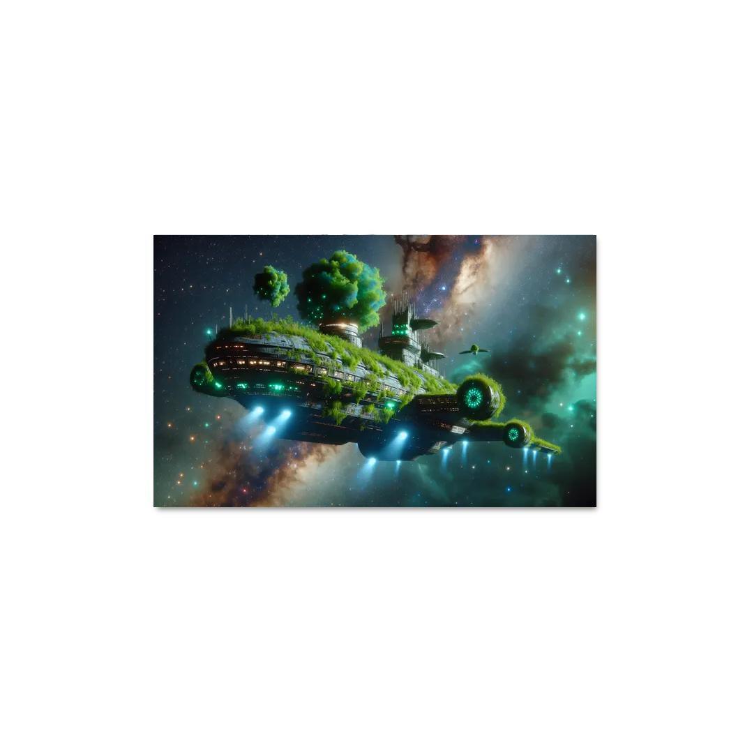 The Celestial Ark 1 Piece HD Canvas Wall Art-Original Frame