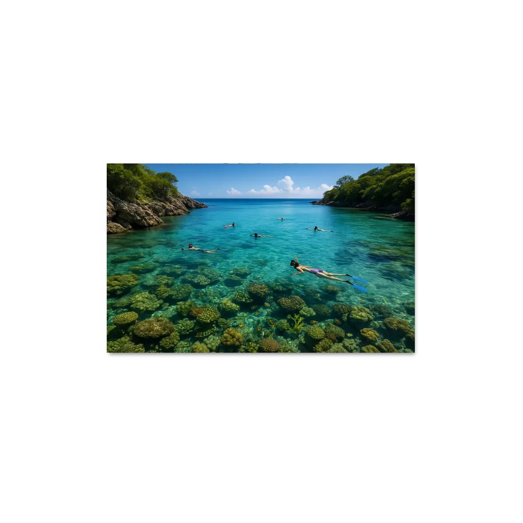 Crystal Bay Snorkeling Sanctuary Custom Paintings Frame