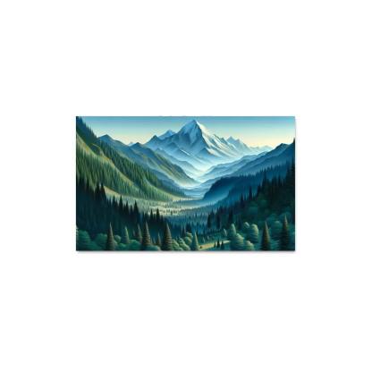 Mountain Serenity Retreat 1 Piece HD Canvas Wall Art-Original Frame