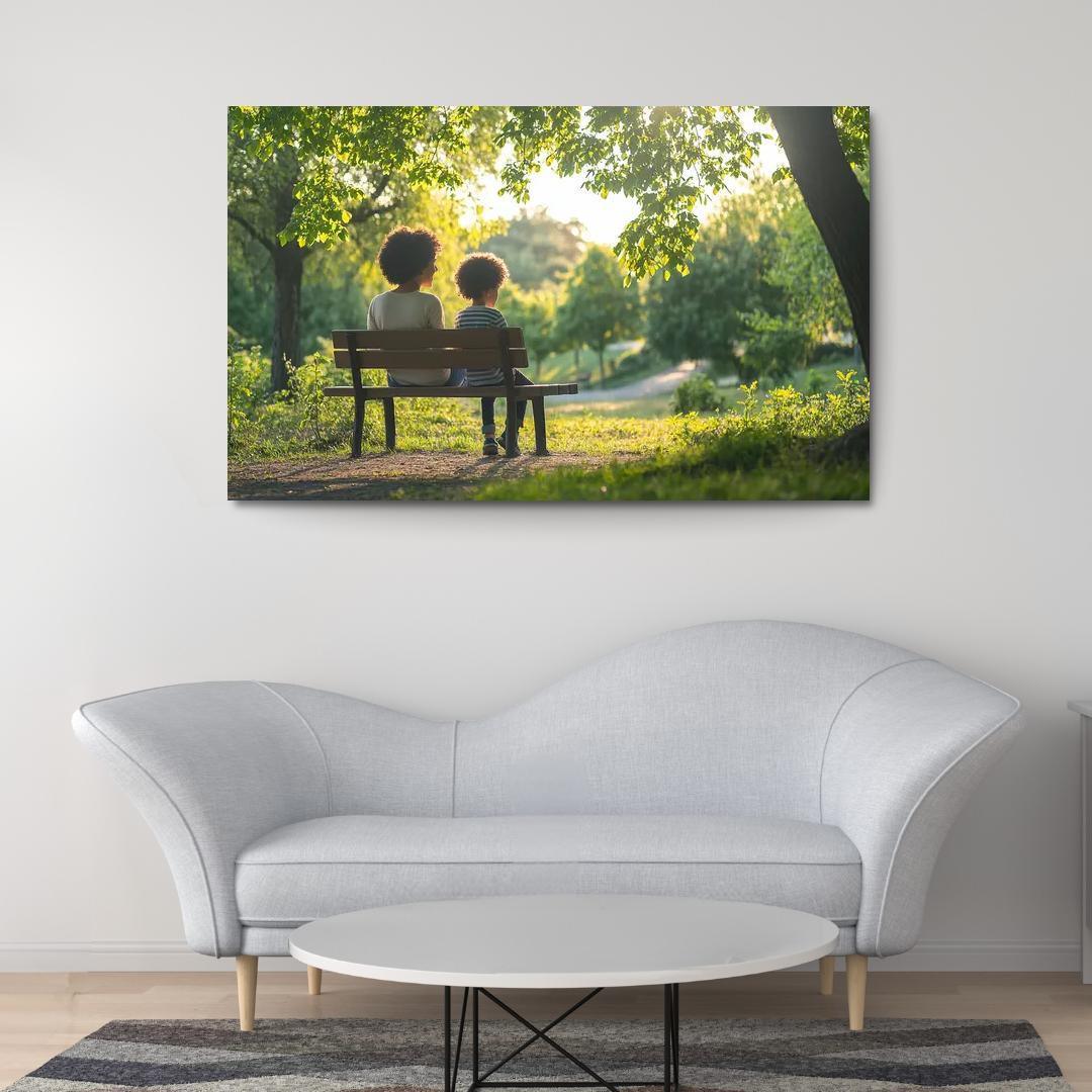 Embracing Change A Mothers Strength In Transition Canvas Paintings Frame