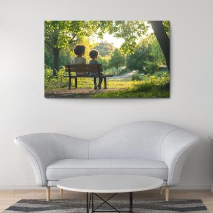 Embracing Change A Mothers Strength In Transition Canvas Paintings Frame