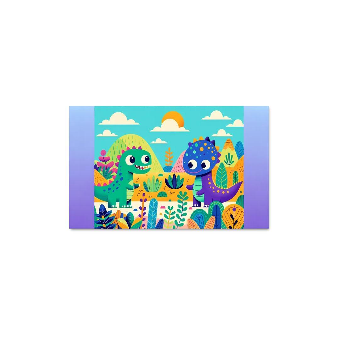 Daring Dinosaurs - Prehistoric Fun Framed Paintings