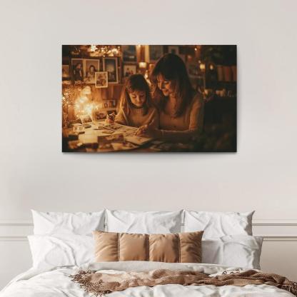 A Time To Remember Celebrating Motherhood Canvas Paintings Frame