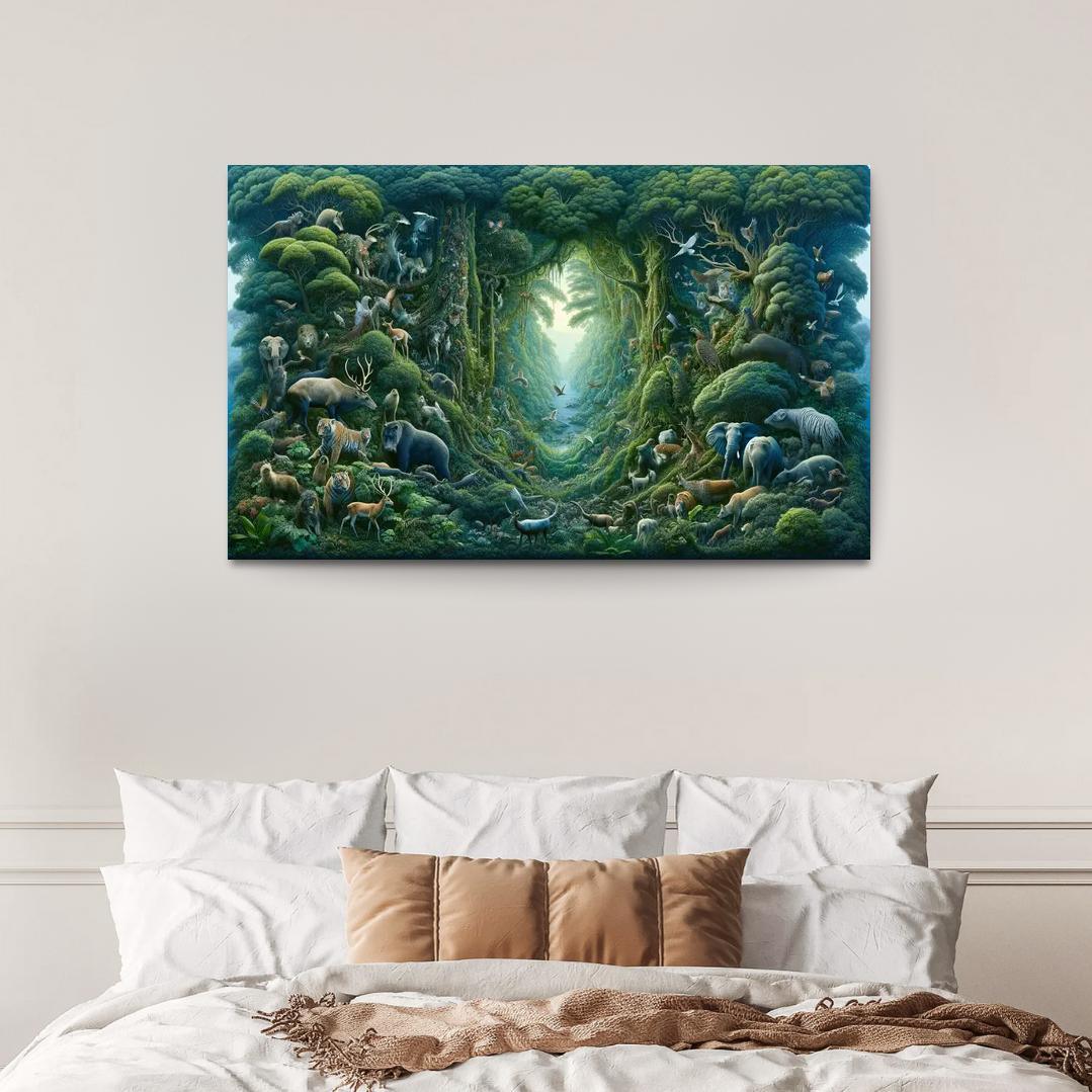 Nature's Call Advocating For Biodiversity Preservation Multi-panel Paintings