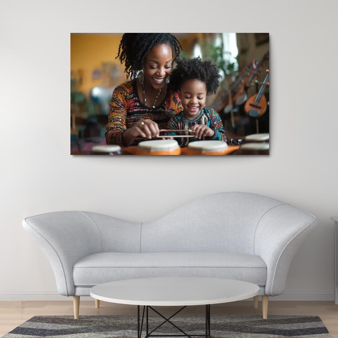 A Symphony Of Dreams A Mothers Encouragement Canvas Paintings Frame