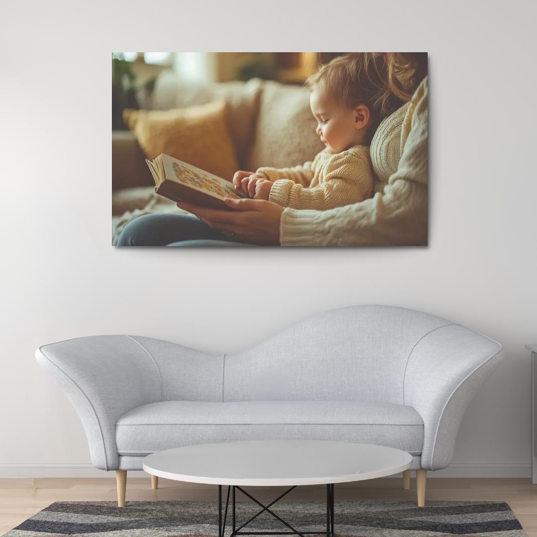 The Nurturing Touch A Mothers Loving Hands Canvas Paintings Frame