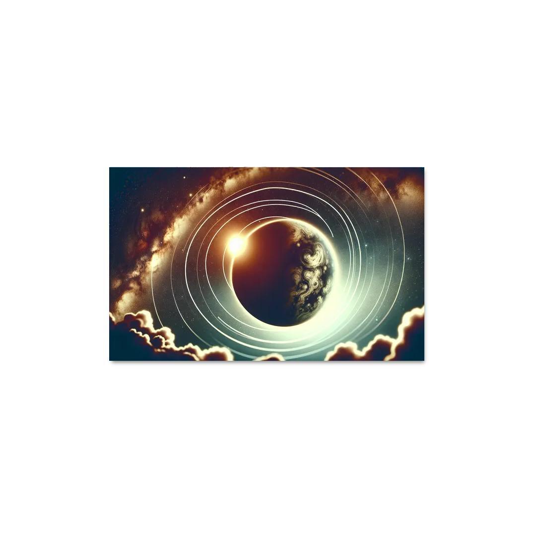 Exploring Exoplanet Atmospheres Multi-panel Paintings