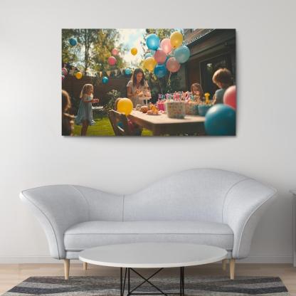 Moments Of Joy A Mothers Celebration Of Life Canvas Paintings Frame