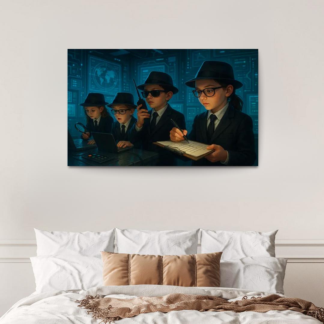 Secret Agents - Spy Kids Adventure Framed Paintings