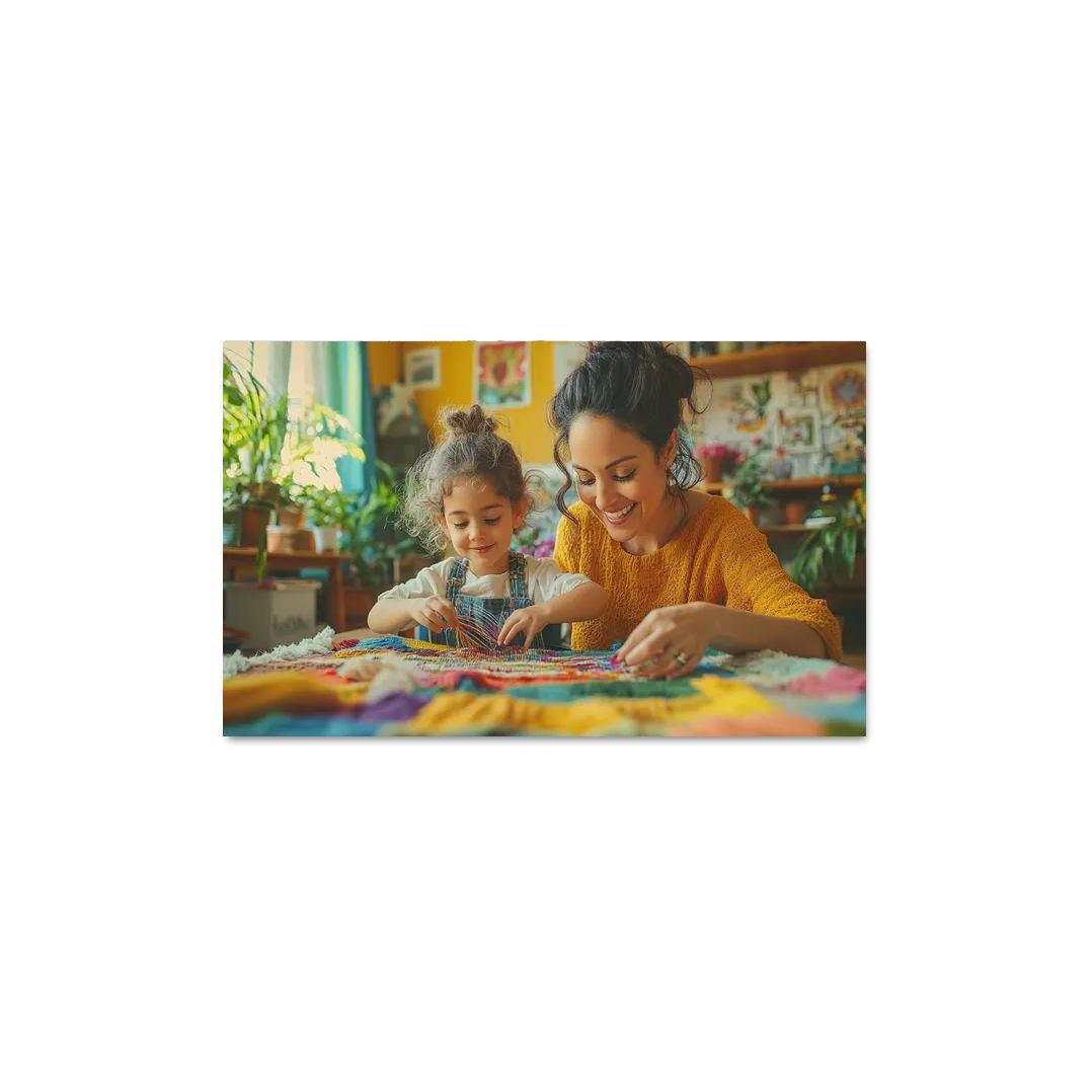 Threads Of Connection A Mothers Tapestry Custom Paintings Frame