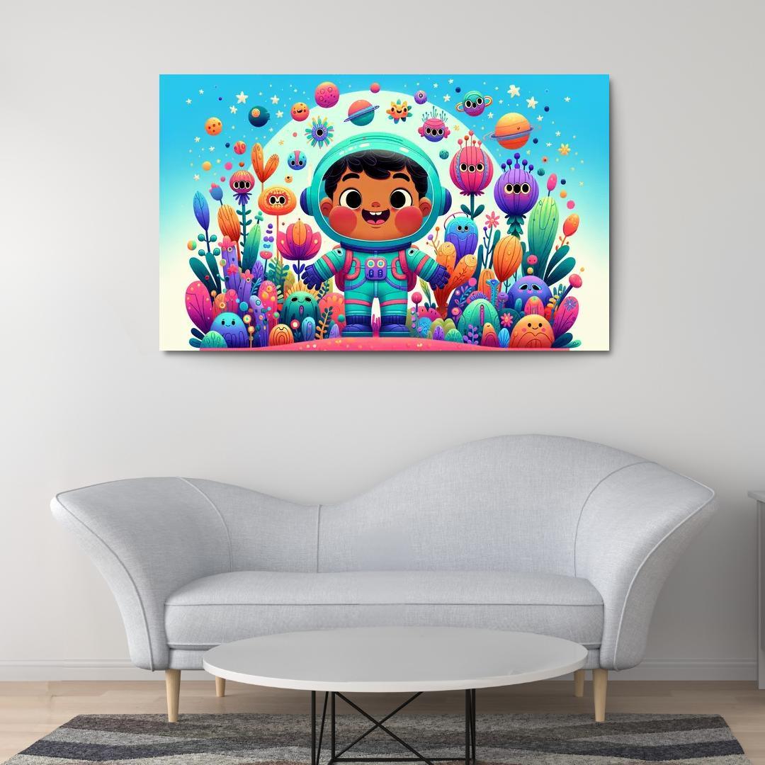 Brave Little Astronaut Premium Artwork Frames