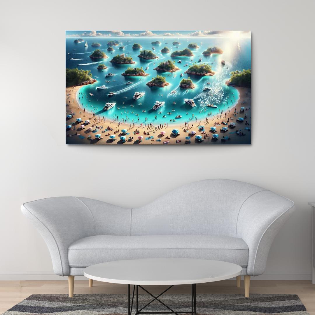 Island Hopping Adventure Premium Artwork Frames