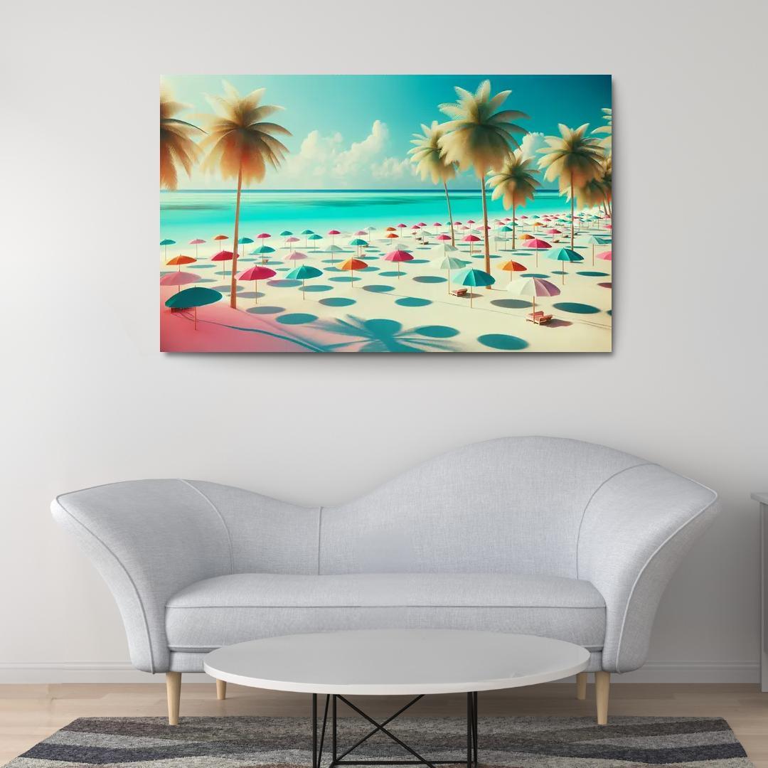 Coconut Grove Tropical Bliss Abstract Paintings Frame