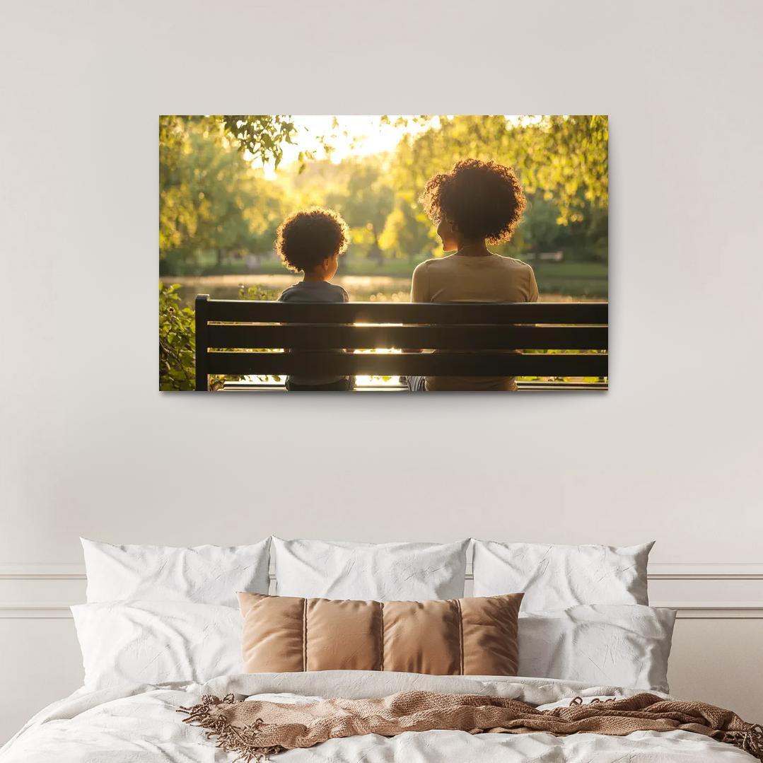 Echoes Of Wisdom A Mothers Guidance Canvas Paintings Frame