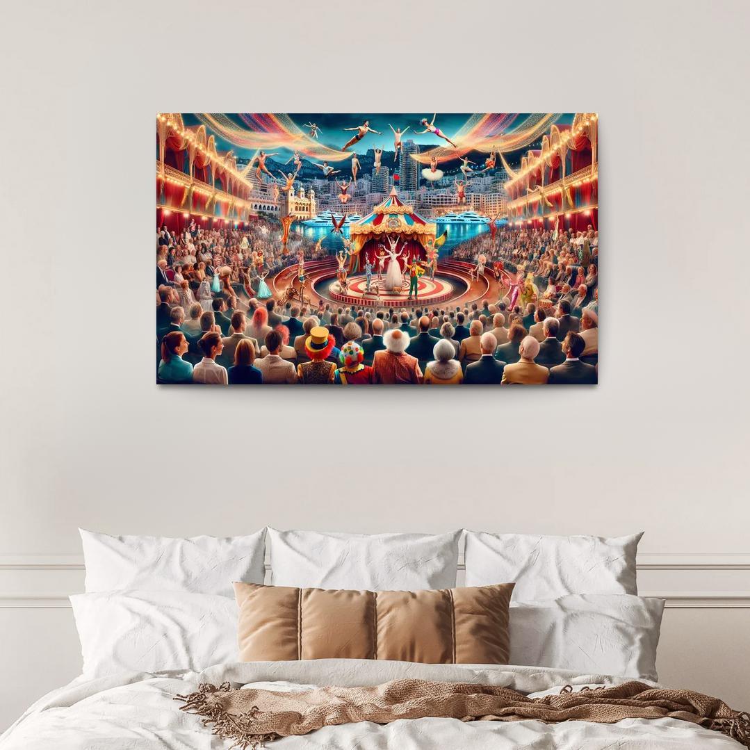 International Circus Festival - Monaco Framed Paintings