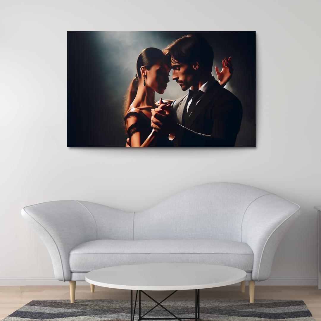 Tango The Dance Of Passion Modern Paintings Frame