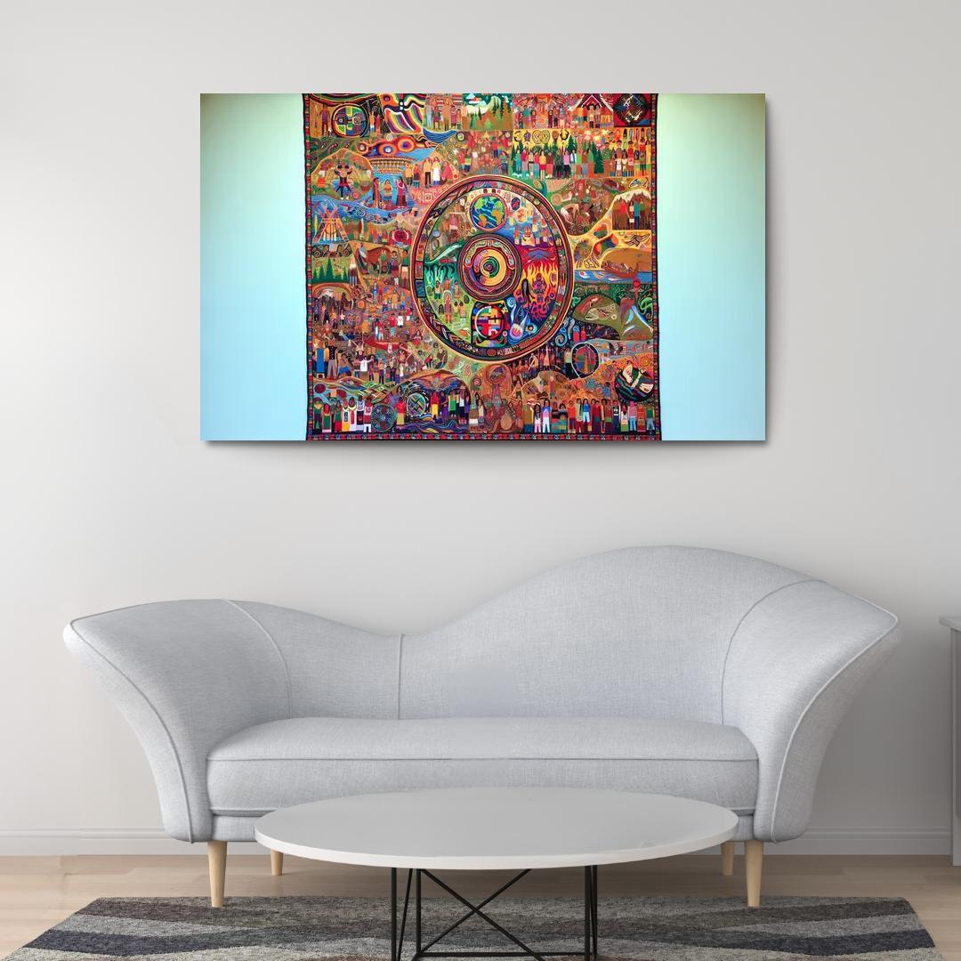 Voices Of The Forgotten Preserving Indigenous Cultures Custom Paintings Frame