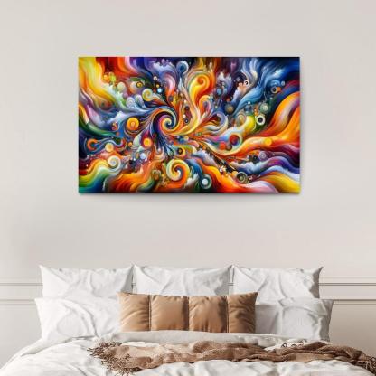 Essence of Untamed Imagination 1 Piece HD Canvas Wall Art-Original Frame