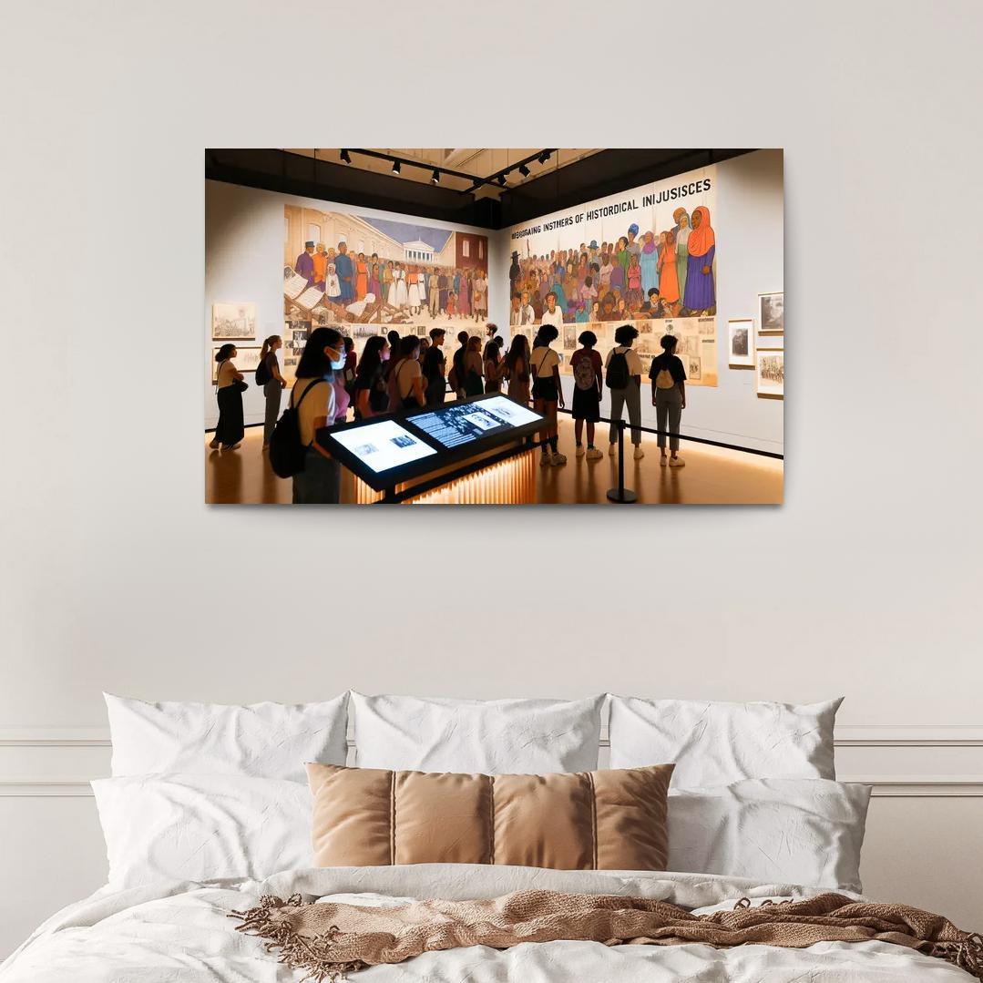 Shadows Of The Past Art On Historical Injustice Framed Paintings