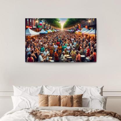 Montreal International Jazz Festival - Canada Modern Paintings Frame