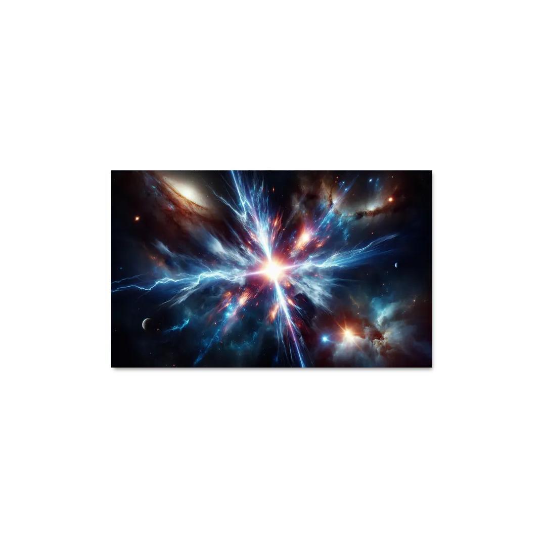 The Enigmatic Nature Of Gamma-ray Bursts Abstract Paintings Frame