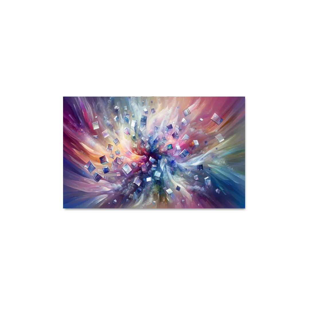 Fragments of Infinity 1 Piece HD Canvas Wall Art-Original Frame