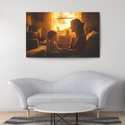The Echoes Of Her Heart A Mothers Wisdom Canvas Paintings Frame