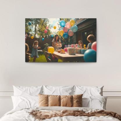 Moments Of Joy A Mothers Celebration Of Life Canvas Paintings Frame
