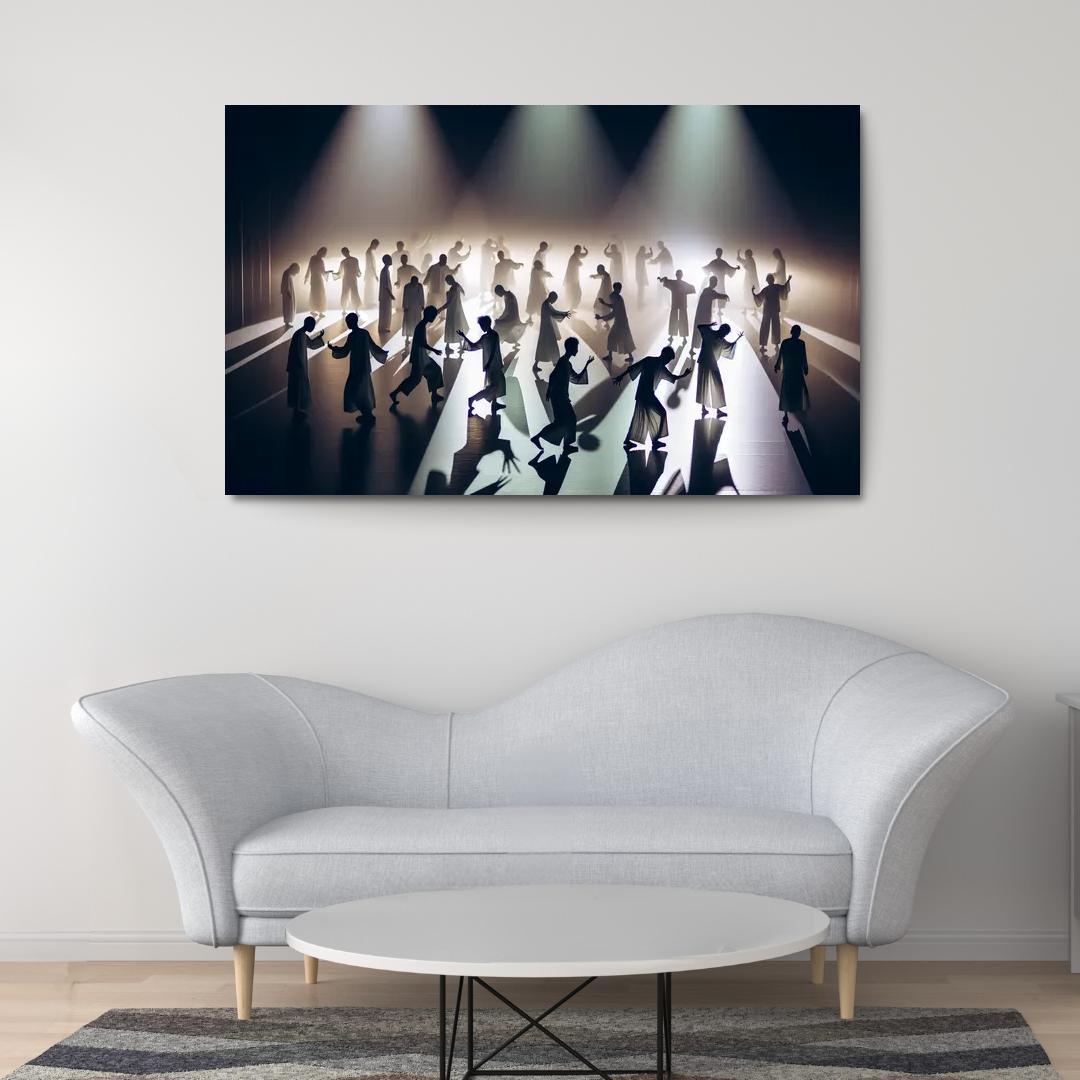 Butoh The Dance Of Darkness And Light Modern Paintings Frame