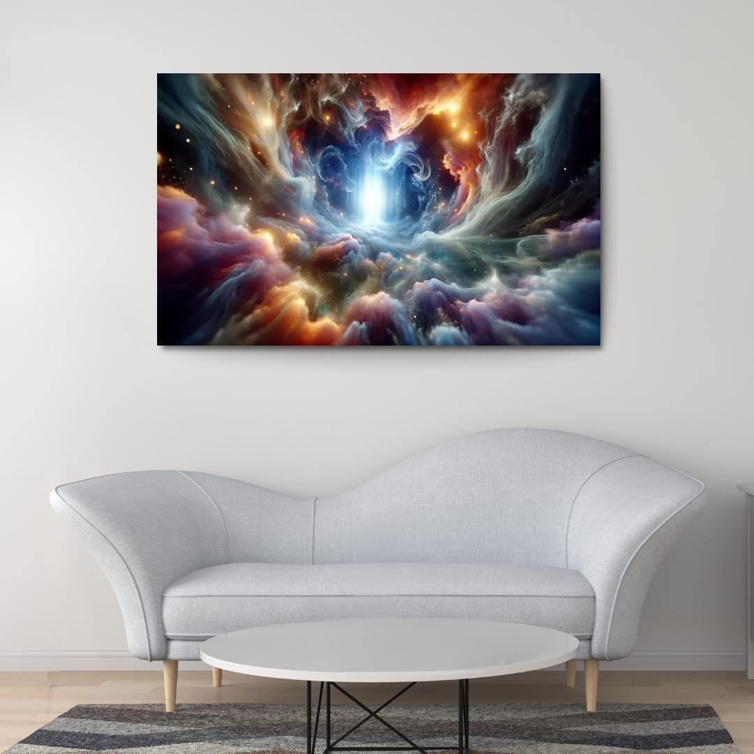 The Spectral Rift 1 Piece HD Canvas Wall Art-Original Frame