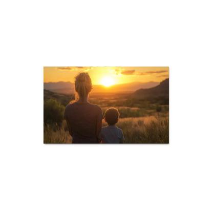 Her Silent Strength A Mothers Resilience Canvas Paintings Frame