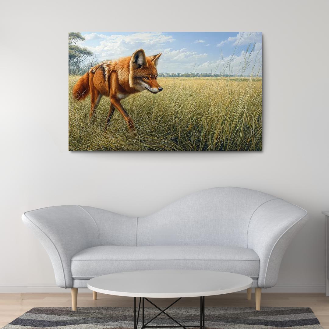 The Serene Maned Wolf The Tallest Canid Art Trends