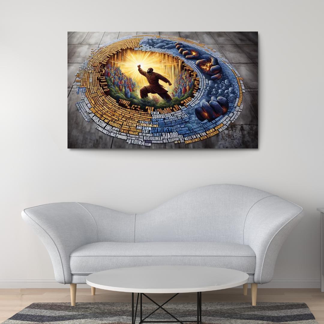 Tales Of Survival The Fight Against Domestic Violence Custom Paintings Frame