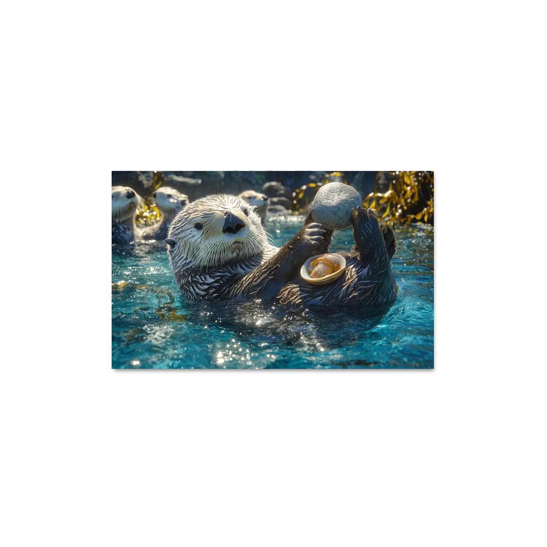 The Playful Sea Otter A Marine Acrobat Art Trends