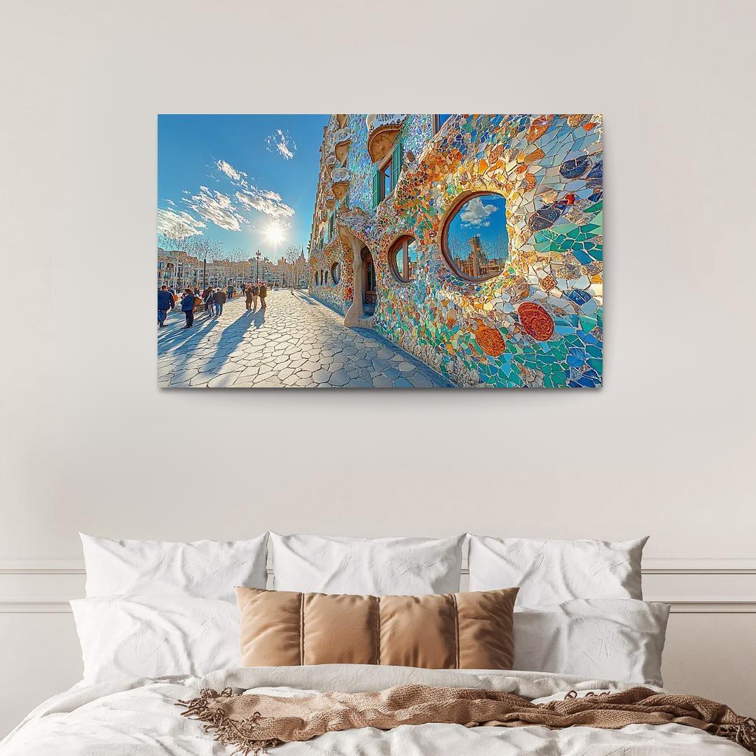 Casa Batll Abstract Paintings Frame