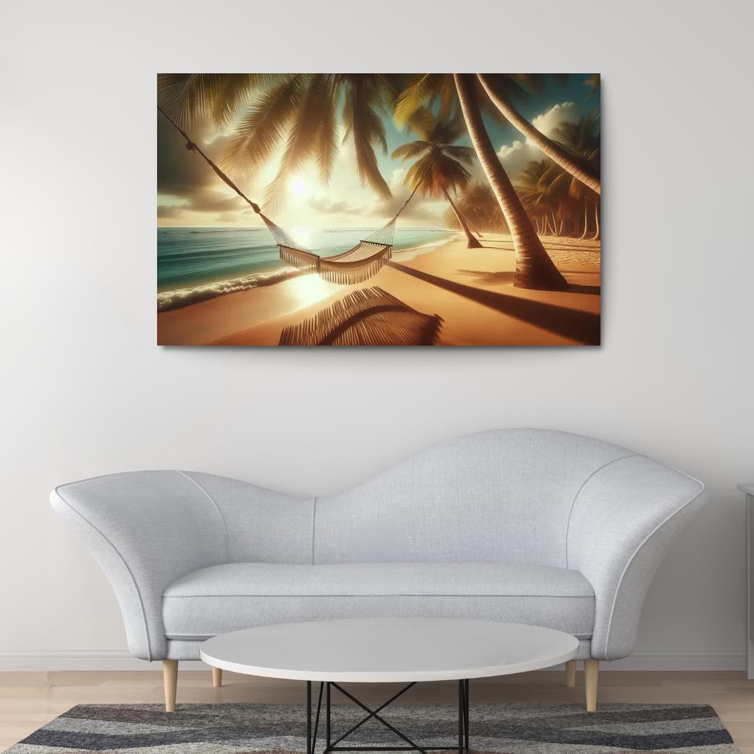 Whispering Palms Relaxing Getaway Multi-panel Paintings